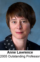 Anne Lawrence - 2005 Outstanding Professor