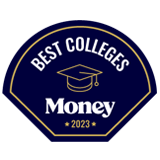 Best Colleges by Money Magazine badge.