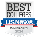 Among the Most Innovative Universities by US News and World Report badge.