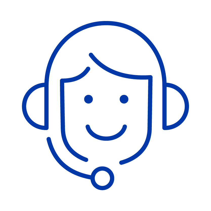 Person with headset icon