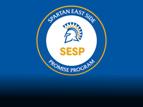 Round Spartan East Side Promise logo.