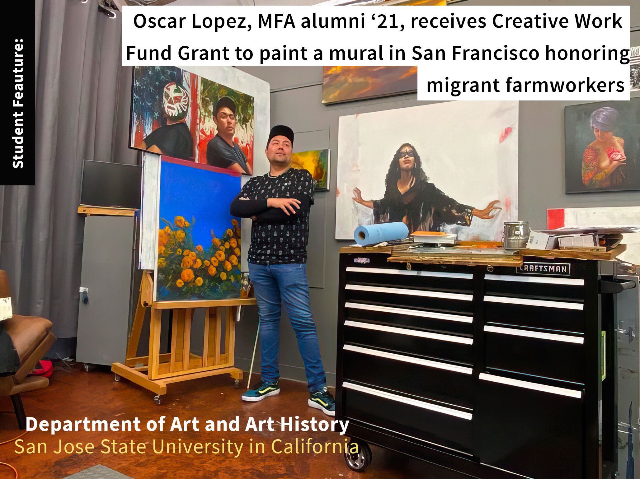 MFA alumni ‘21 receives Creative Work Fund Grant