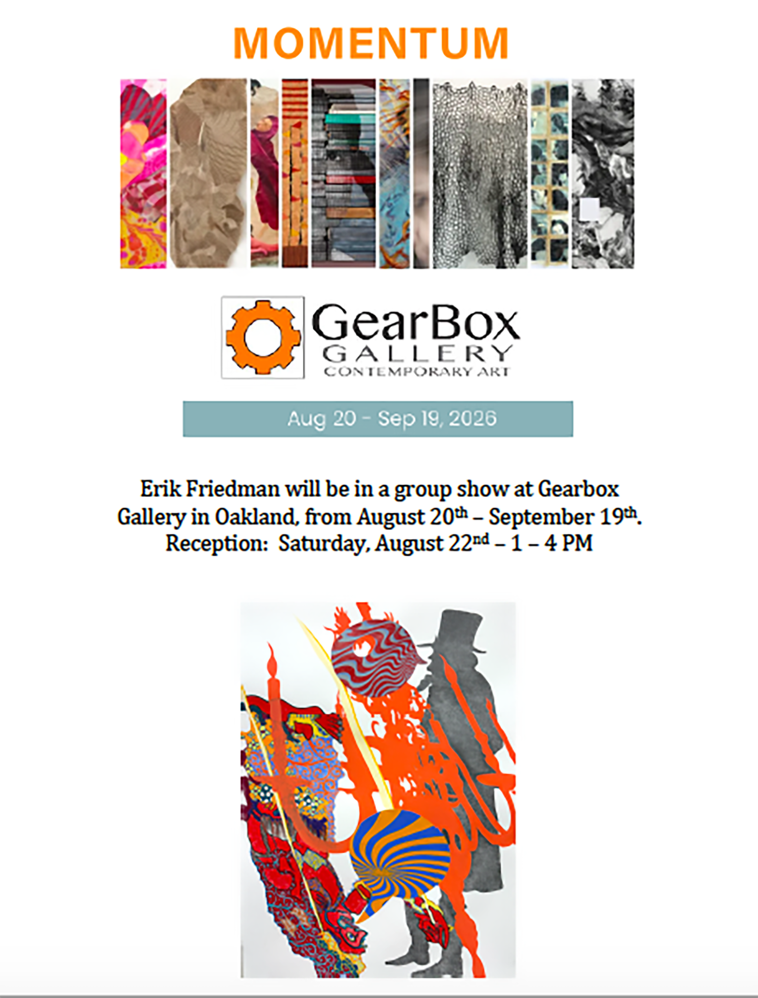 Momentum at Gearbox Gallery