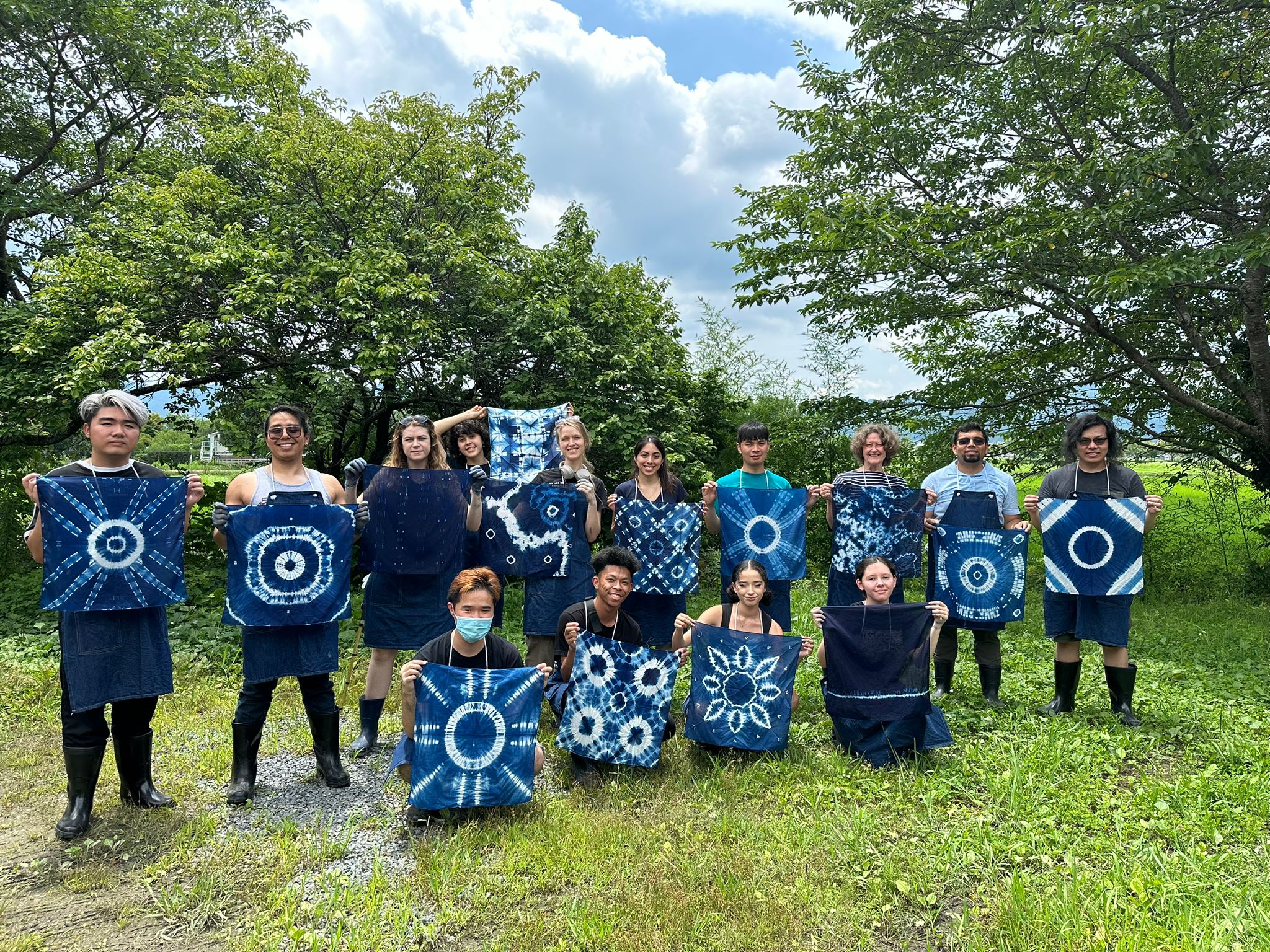 Photo of students who participated in the program previously