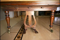 Footpedals of the Broadwood fortepiano