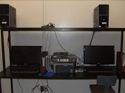 Picture of a computer workstation