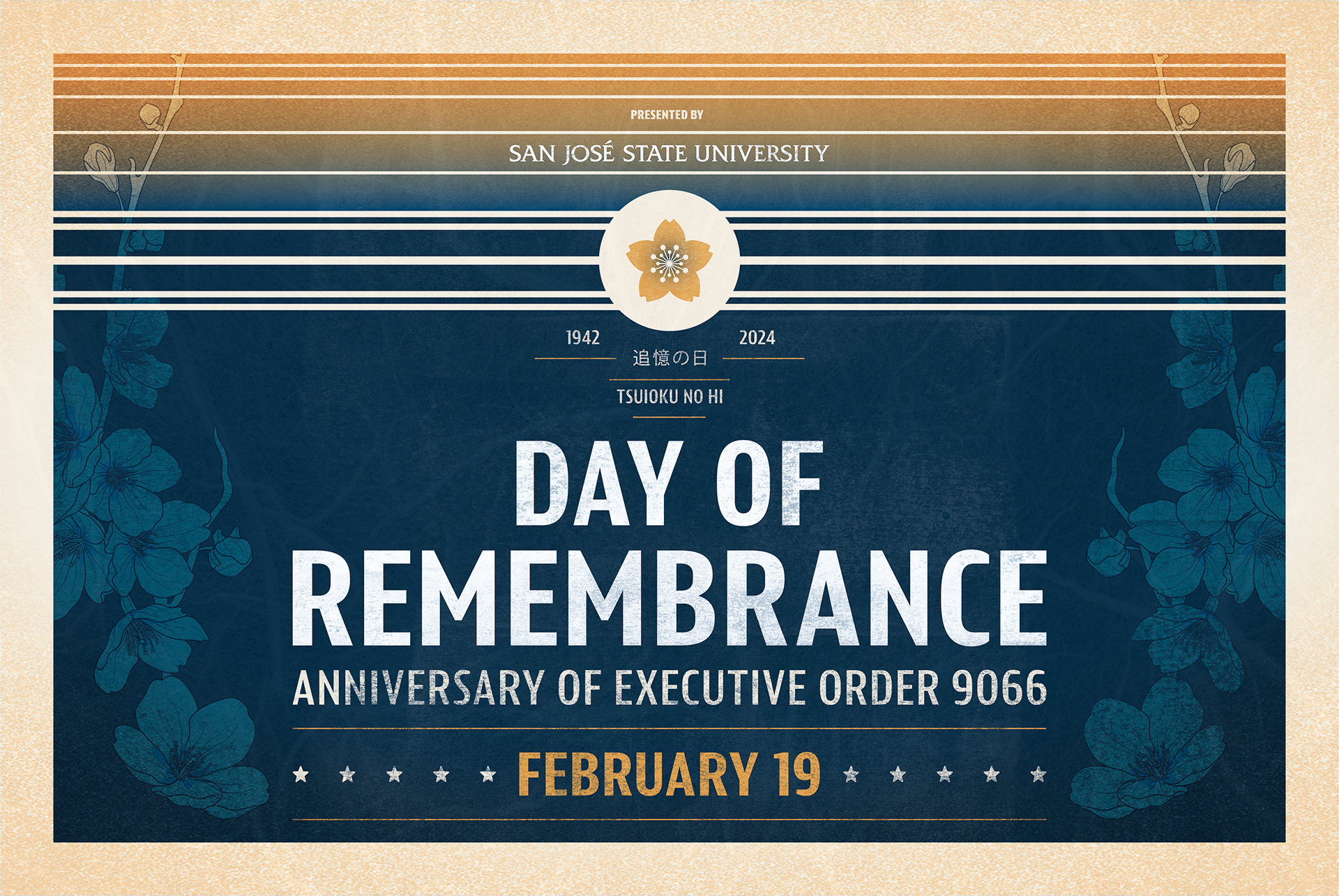 San Jose State University Day of Remembrance 2024 Event Banner