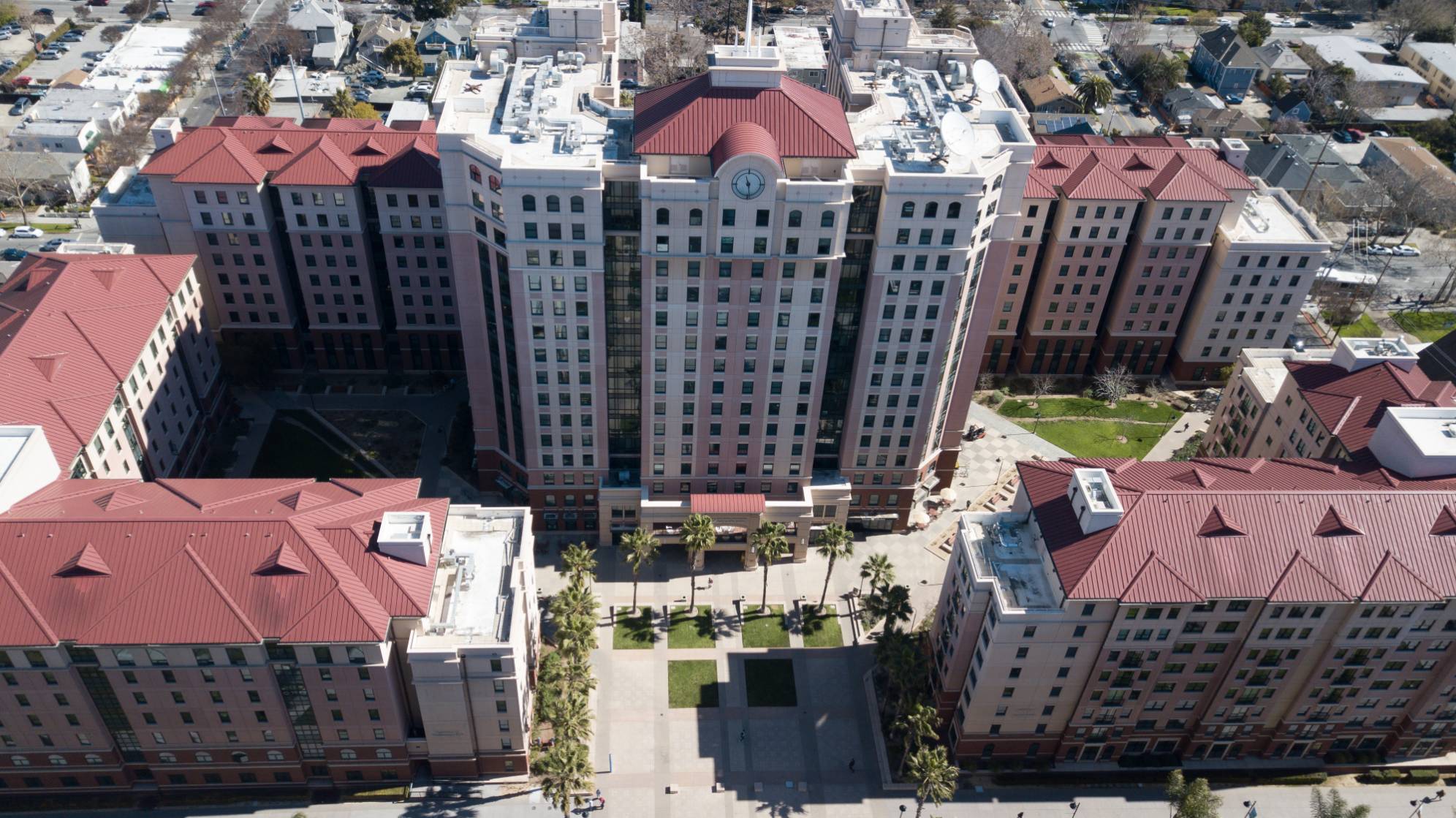 SJSU Campus Housing Aerial Photo