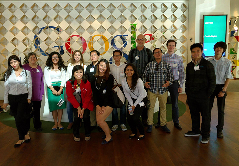 Students at Google Campus