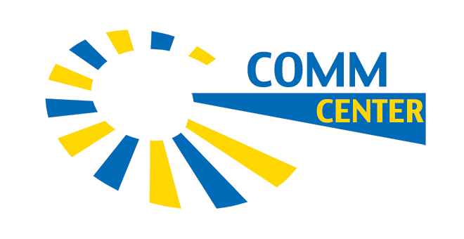 The COMM Center logo.