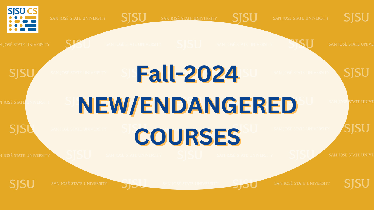 New or endangered courses