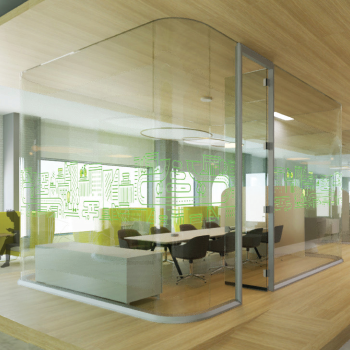 Conference Room with Glass Walls