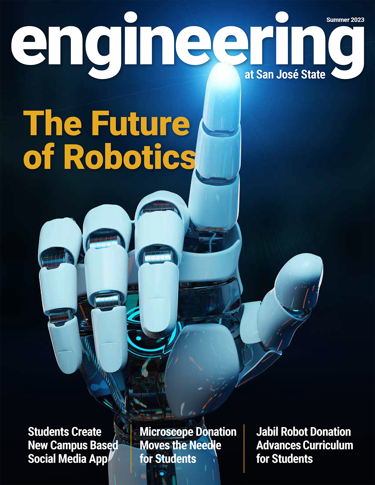Engineering at SJSU Summer 2023 Cover Image