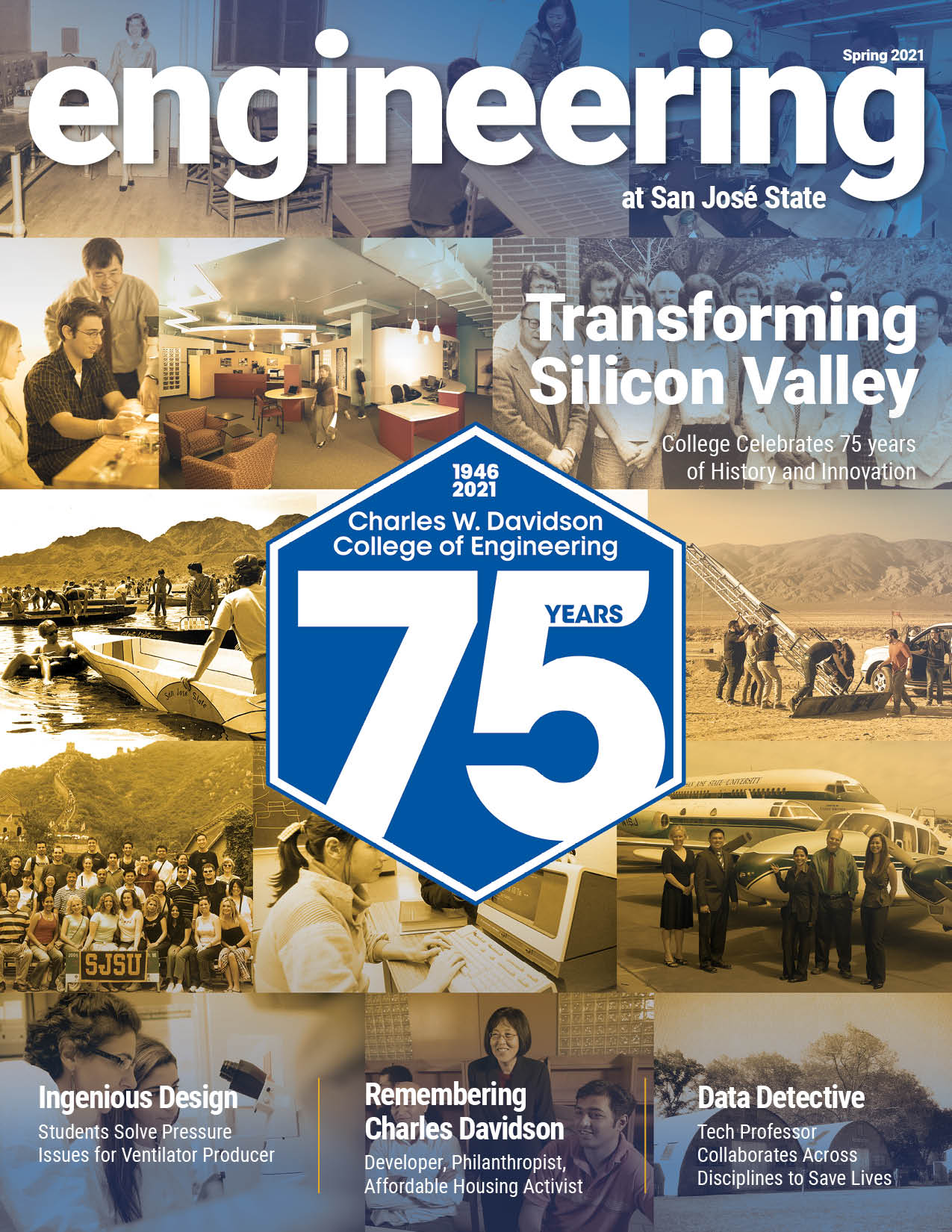 engineering college magazine cover page design