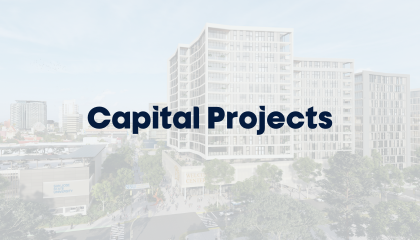 Capital projects icon graphic title card