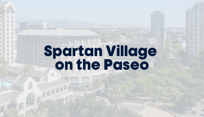 Spartan Village on the Paseo (Campus Village 3) off-campus student housing.