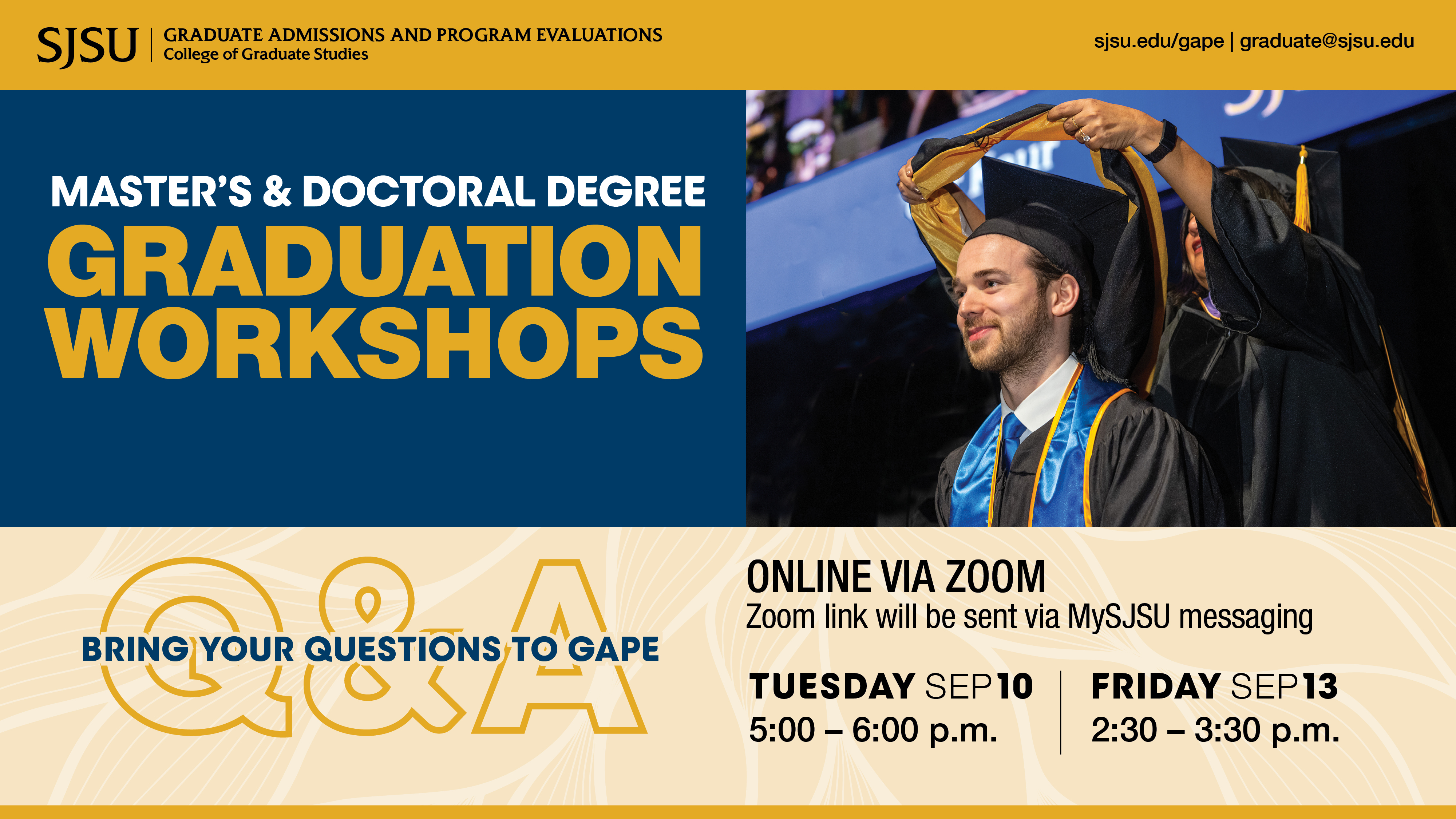 Fall 2024 GAPE Graduation Workshop