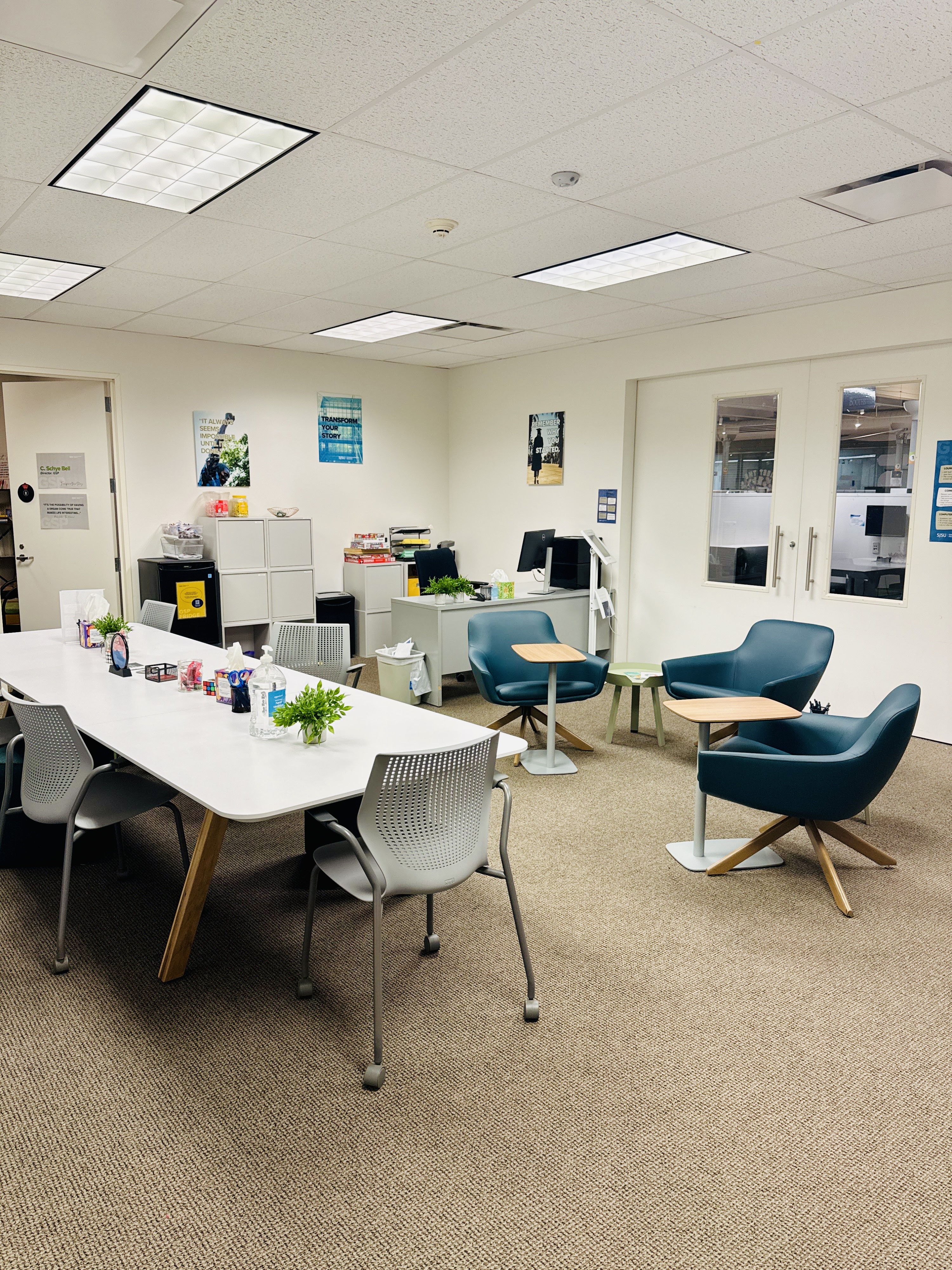 inside of the gsp lounge