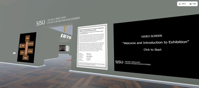 image of virtual reality entering screen