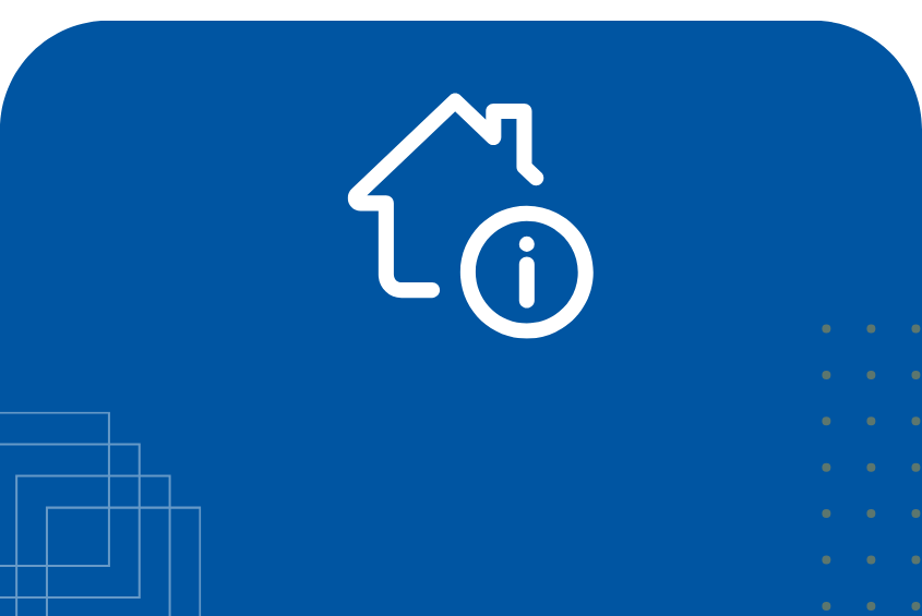 Housing information icon graphic