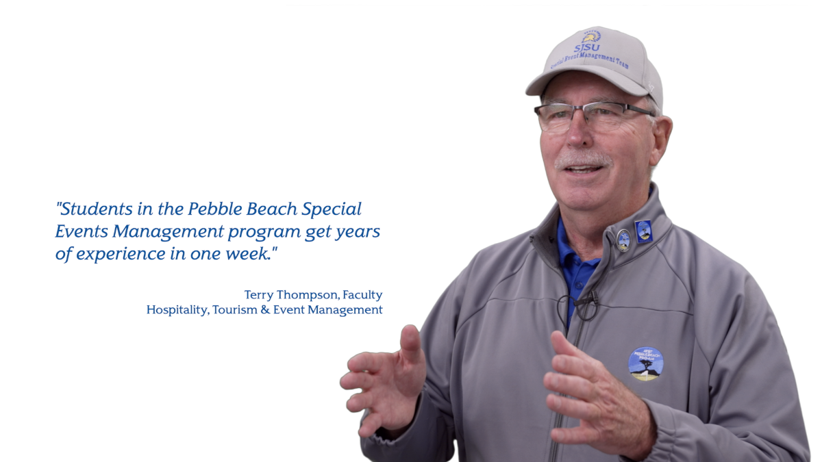 Quote from faculty member Terry Thompson regarding the merits of the Pebble Beach program.