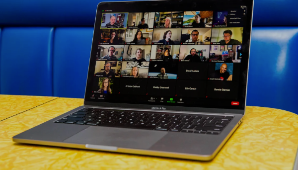 Zoom Video Conferencing via laptop SJSU