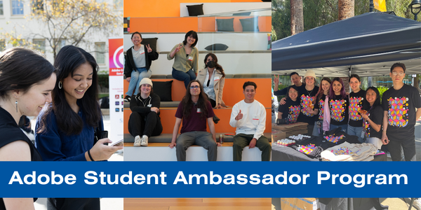 Adobe Student Ambassador Program Students
