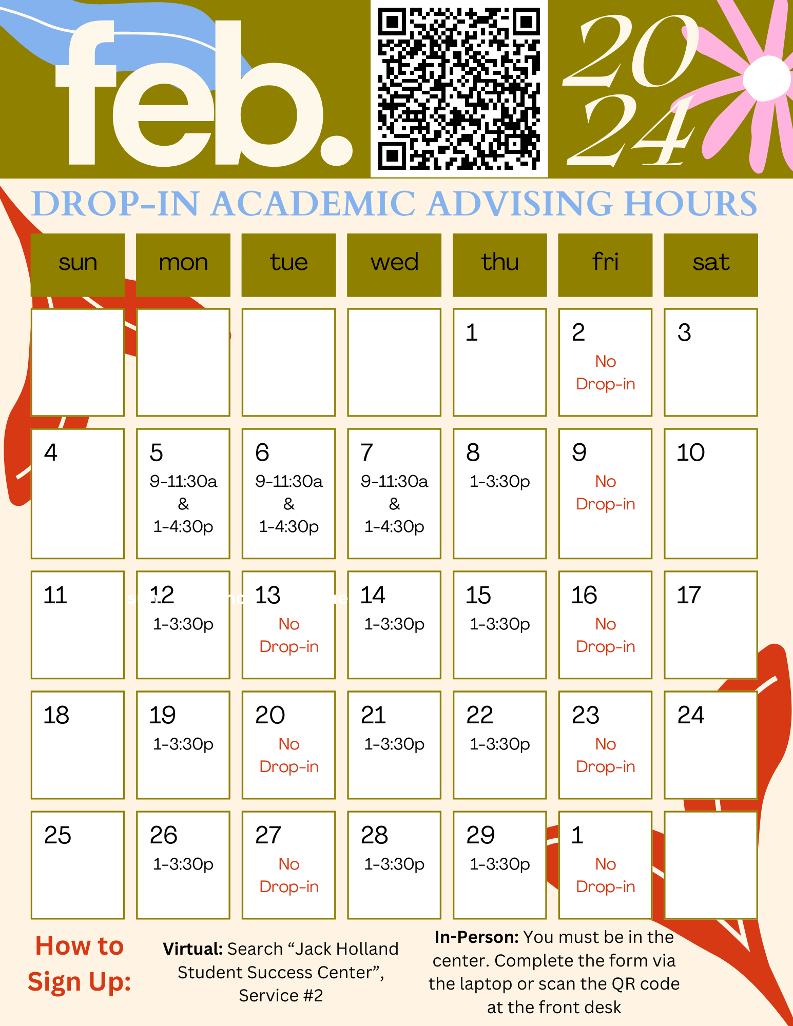 February 2024 Schedule