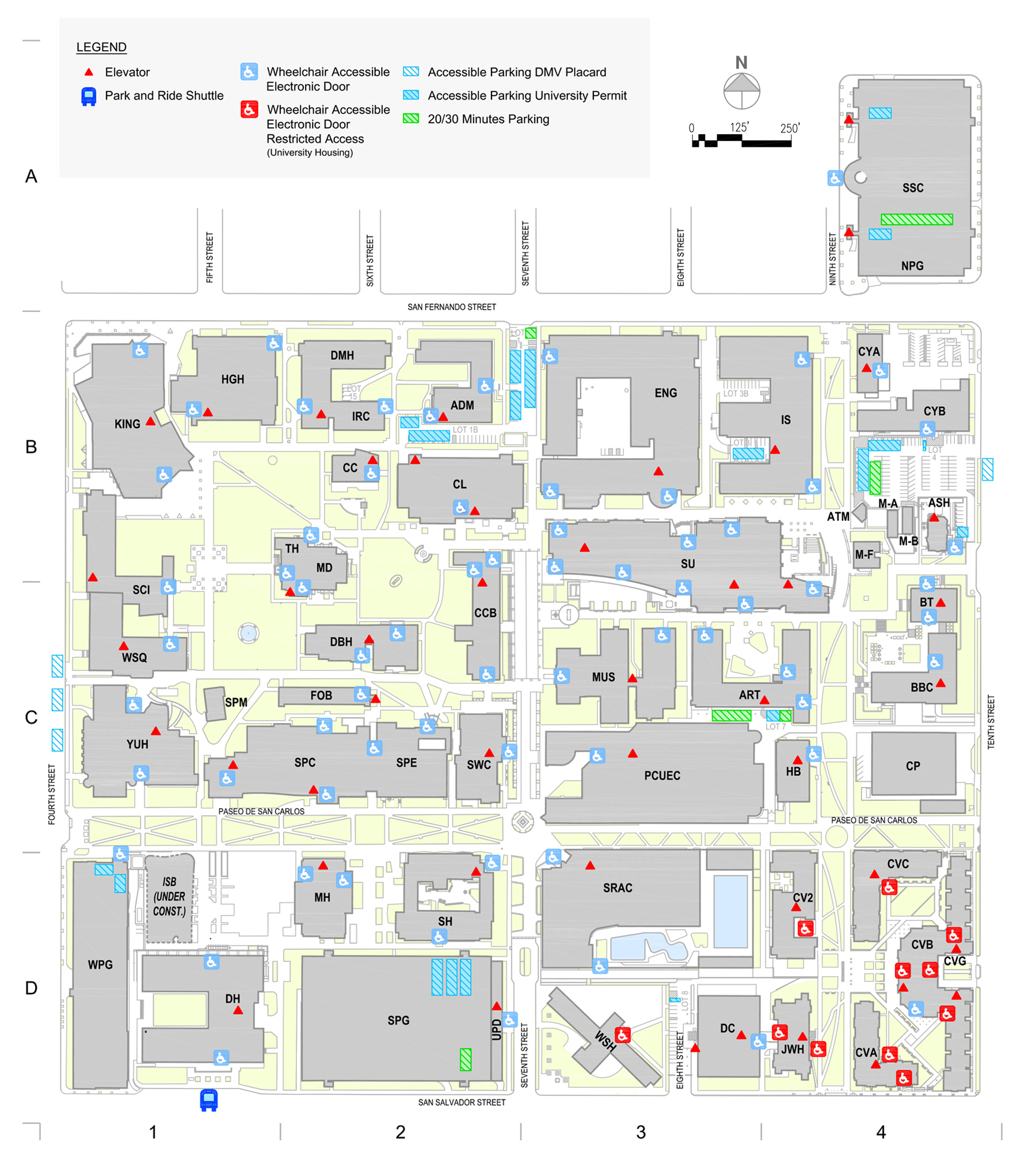 Main campus map.