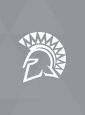 gray placeholder profile photo with the Spartan logo