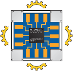 SJSU Robotics Team logo. Microchip inspired design.