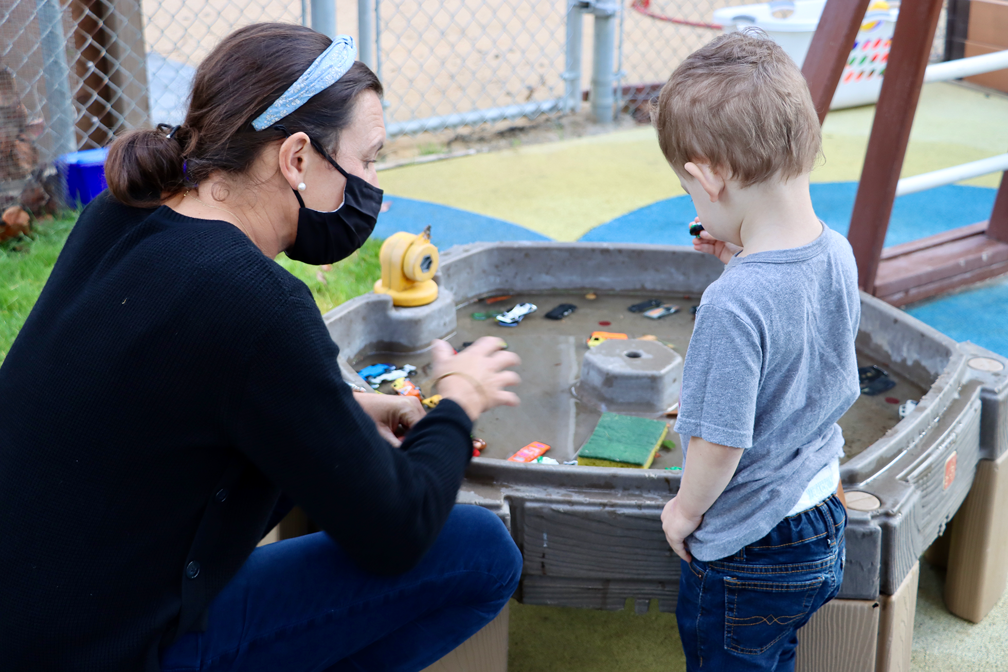 clinic instructor with pediatrics client