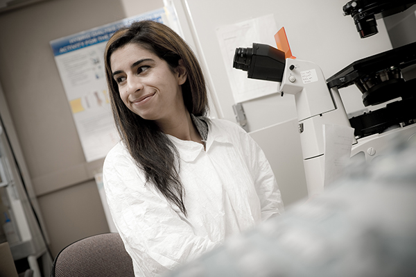 Female SJSU clinical genetic molecular biologist students