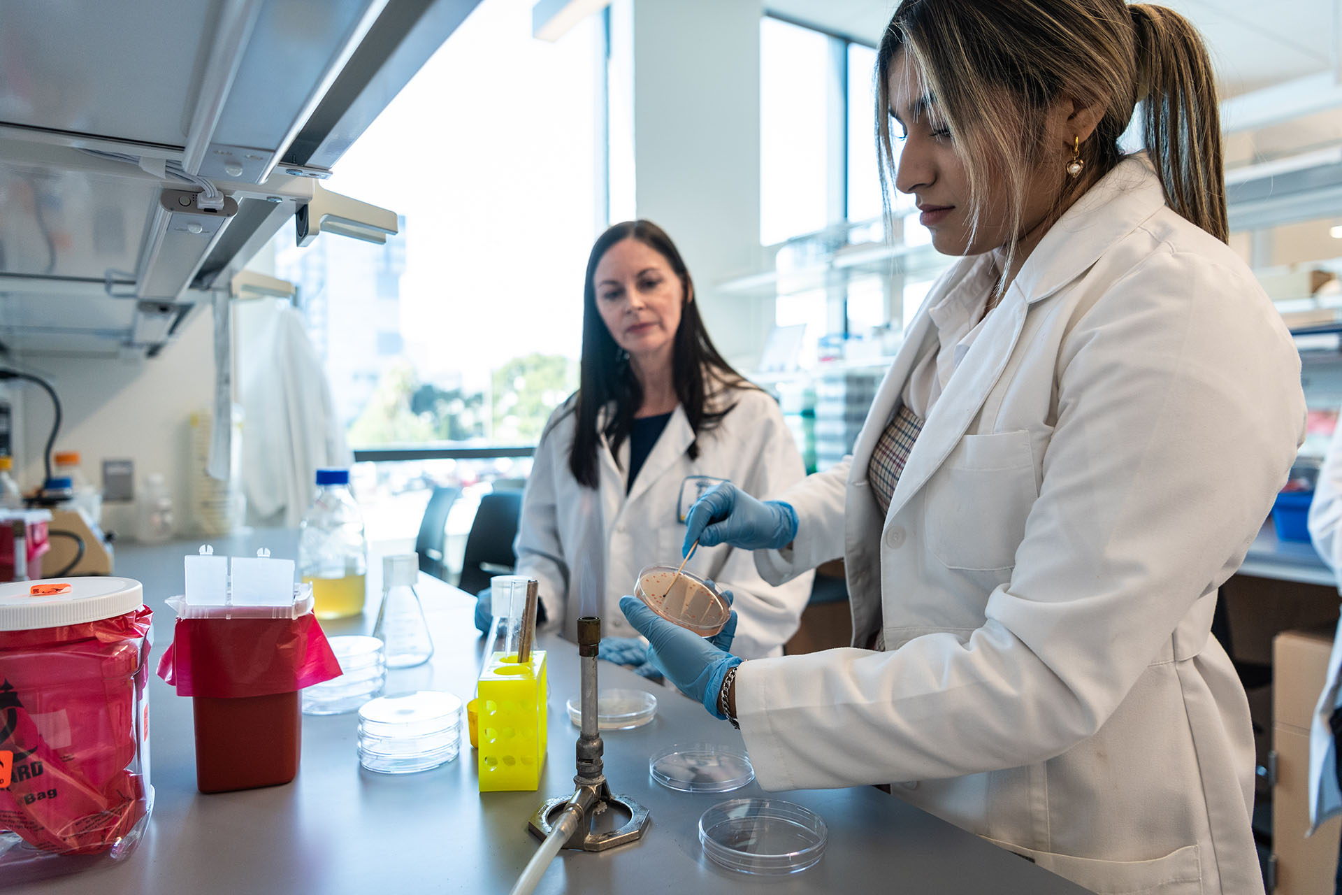 SJSU female science students