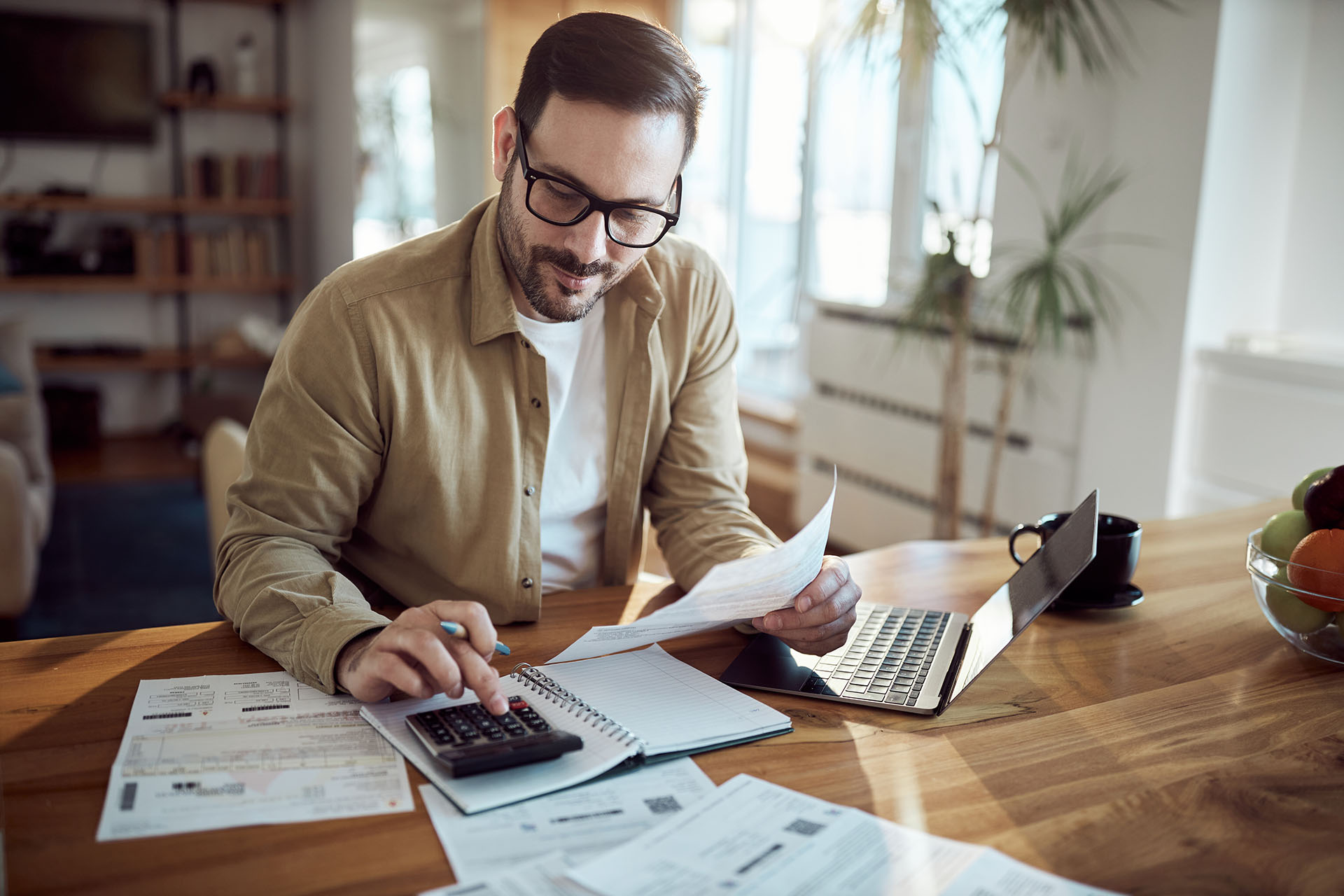 Male tax professional