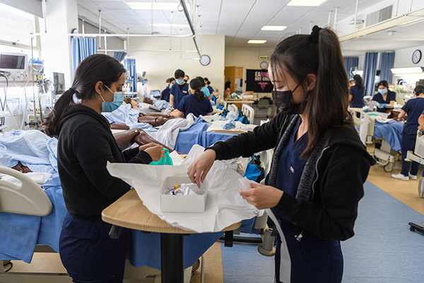 SJSU nursing students