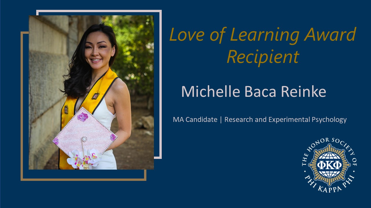 Love of Learning Award Recipient Michelle Baca Reinke