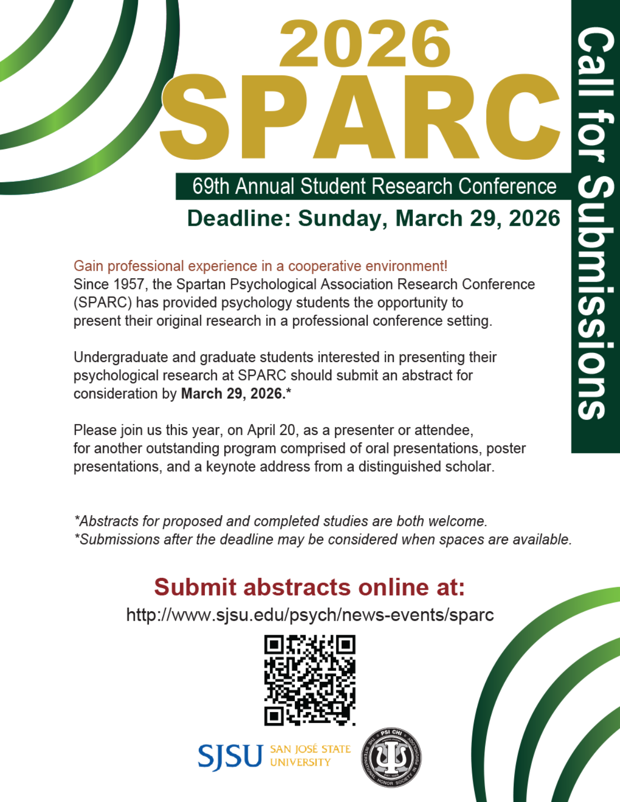 SPARC Call for Submissions