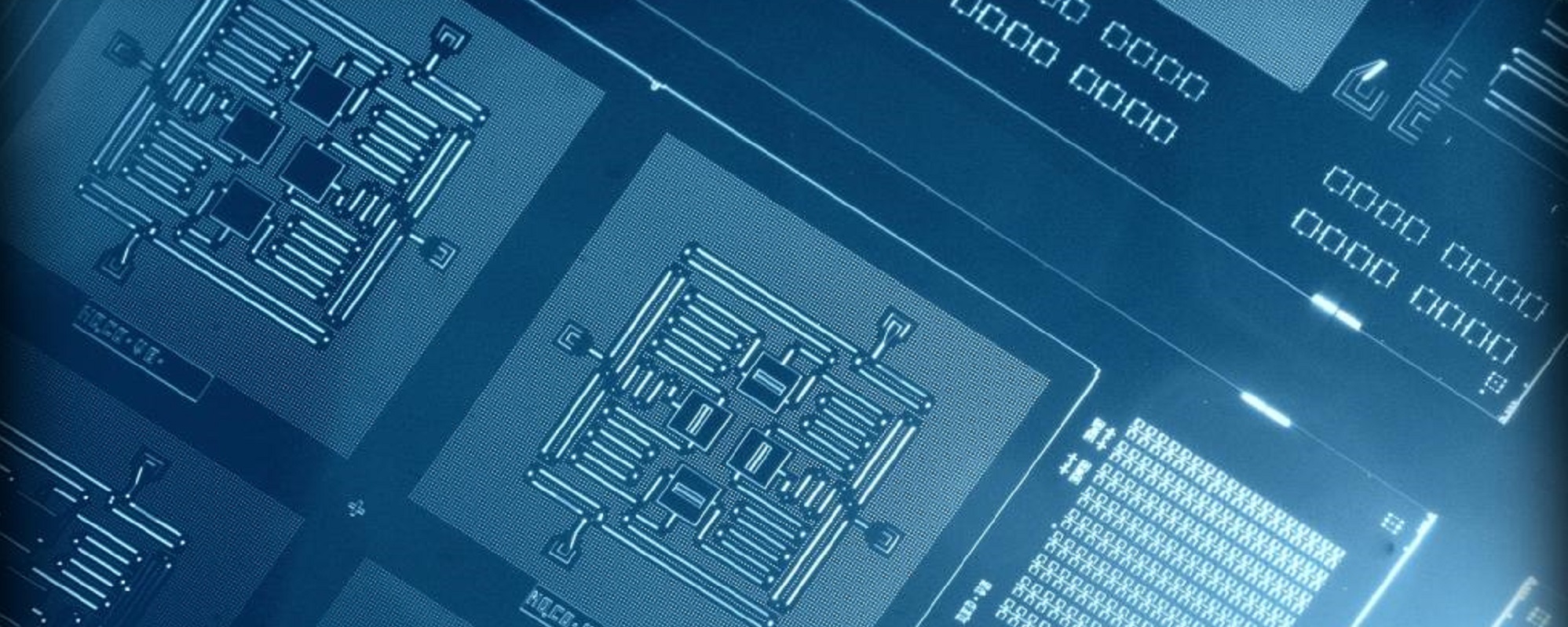 Qubits in IBM's quantum computer.