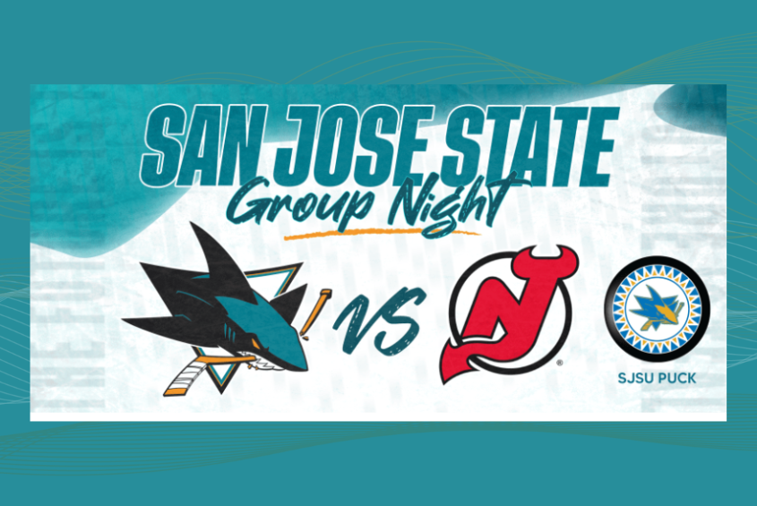 SJSU Night at the San Jose Sharks game