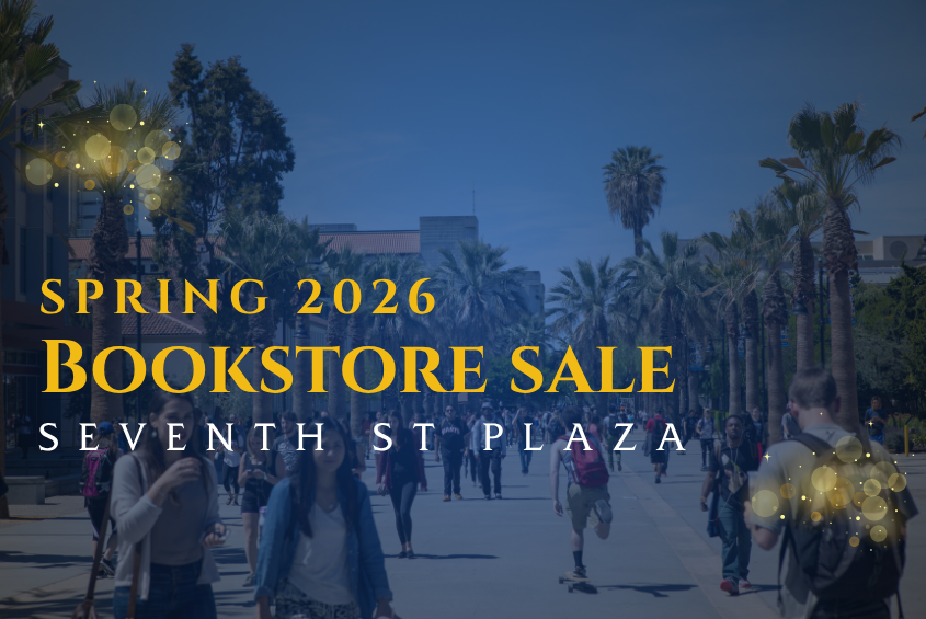 Spring 2026 bookstore sale on the seventh street plaza paseo