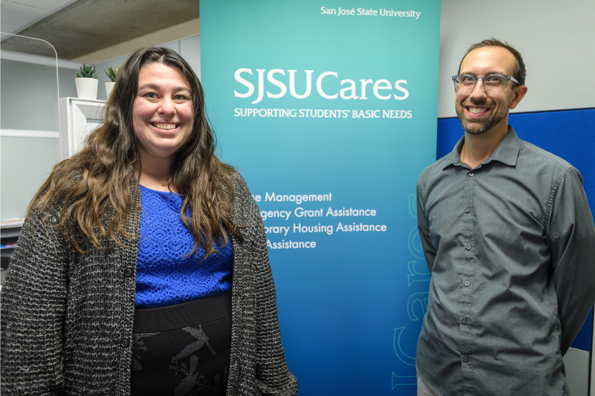 SJSU cares supports students with basic needs. 