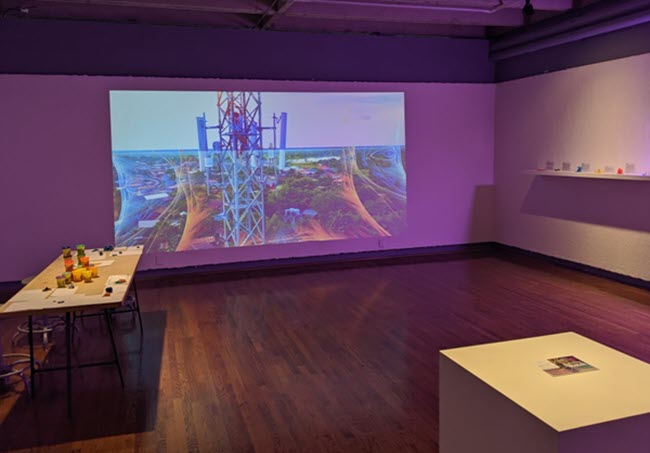 Gallery view of Leily Khatibi, MFA Thesis Exhibition, 2019.