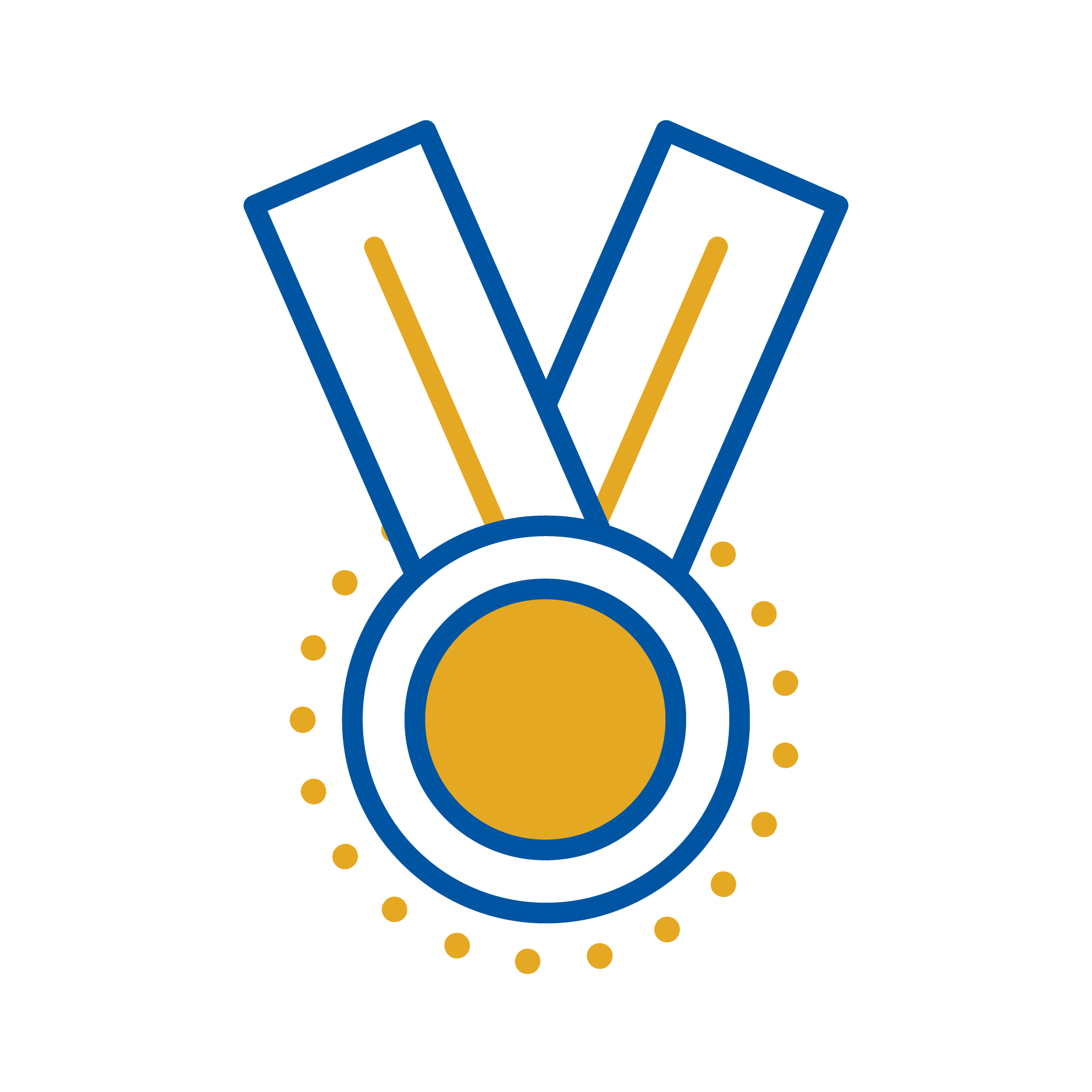 Olympic medal icon.