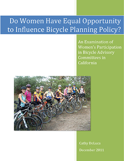 Do Women Have Equal Opportunity to Influence Bicycle Planning Policy?