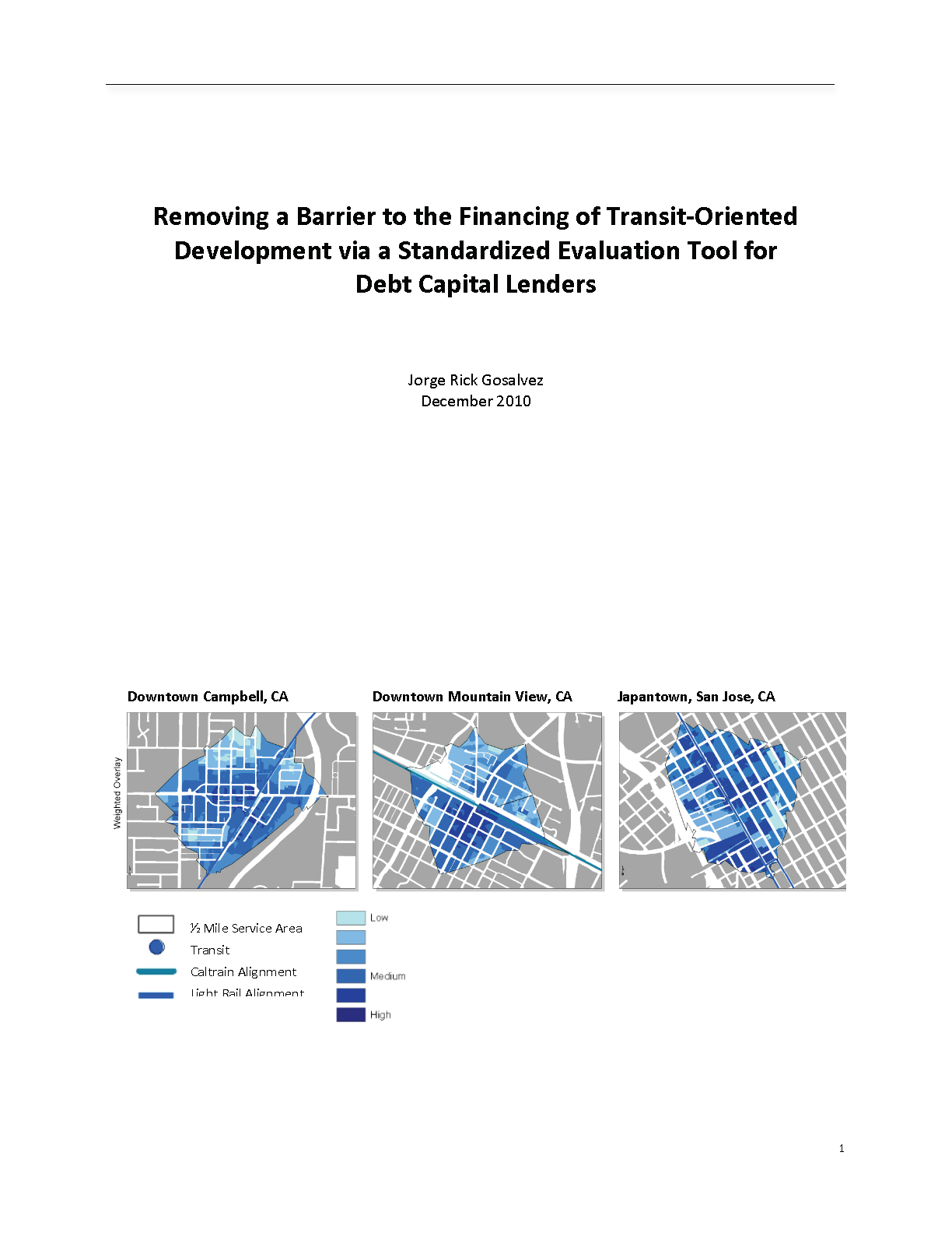 Removing a Barrier to the Financing of Transit-Oriented Development