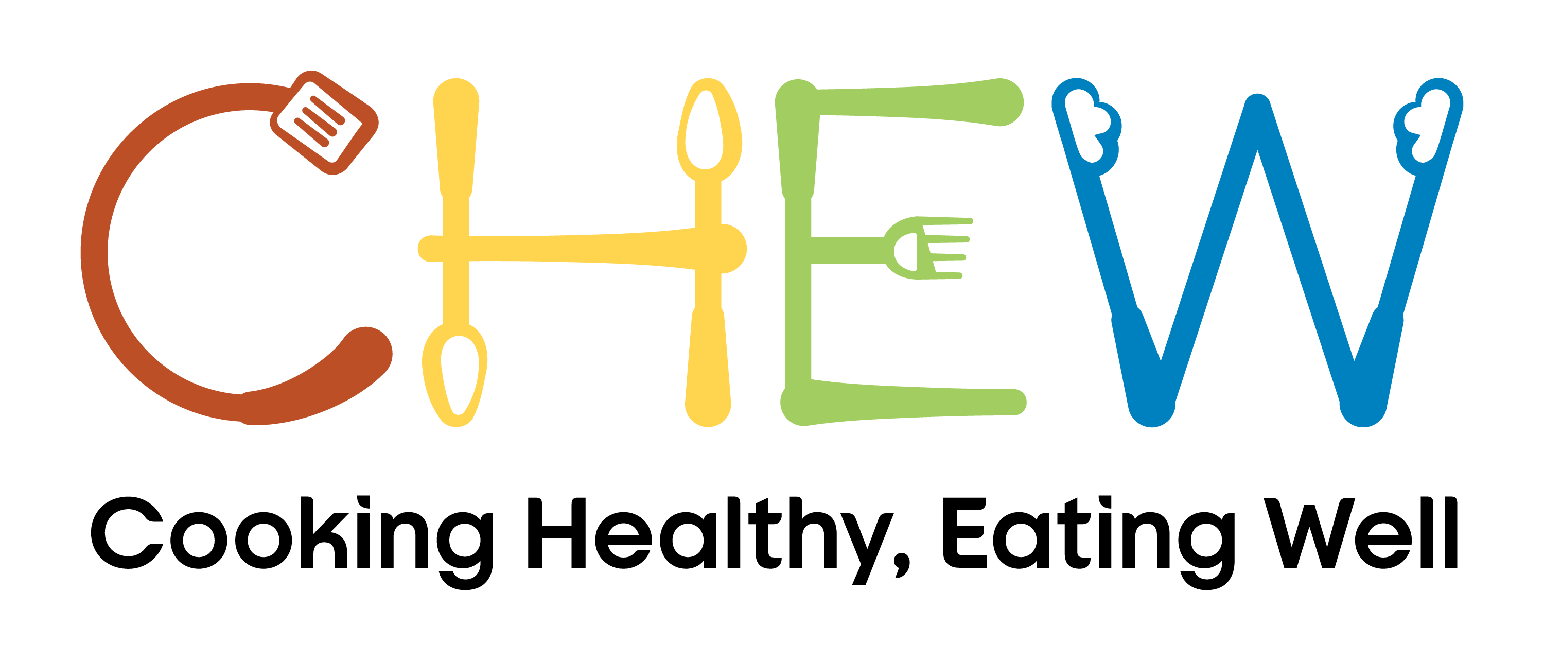 Logo for Cooking Healthy, Eating Well (CHEW)