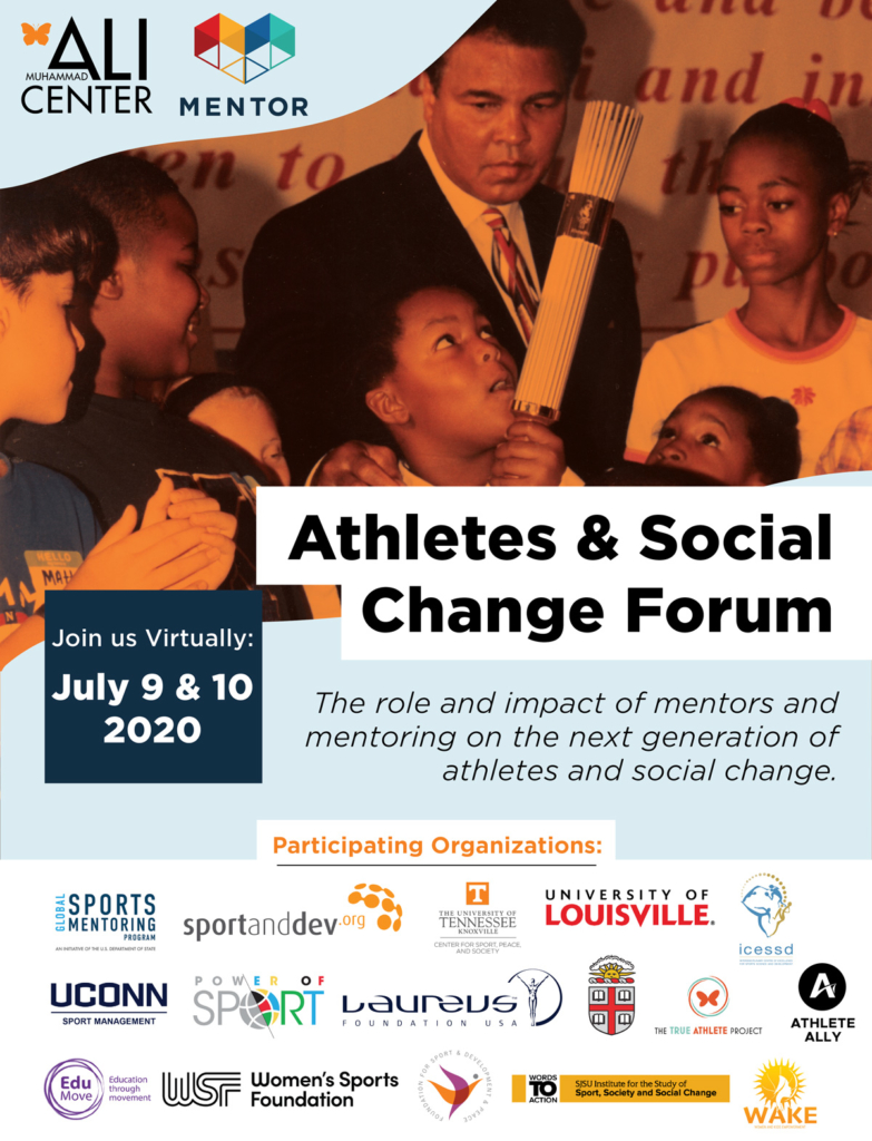 Muhammad Ali Center Athletes and Social Change Forum July 2020